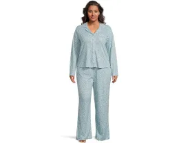 Комплект пижамы Karen Neuburger Plus Size с длинным рукавом и принтом