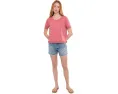 Футболка Clara Tee с кружевной отделкой из органического хлопка и TENCEL Toad&Co