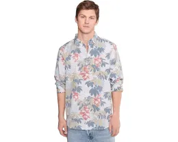 Рубашка Tommy Bahama Falling Gardens из смеси хлопка и шелка с принтом