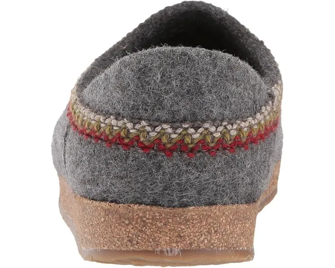 Haflinger Домашние тапочки GZH Zigzag с шерстяной стелькой и декором