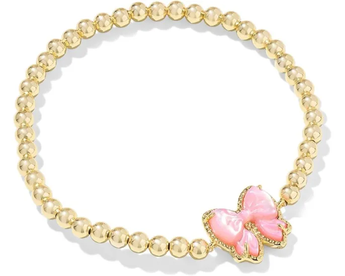 Kendra Scott Браслет Haley Bow Stretch с бантом из перламутра