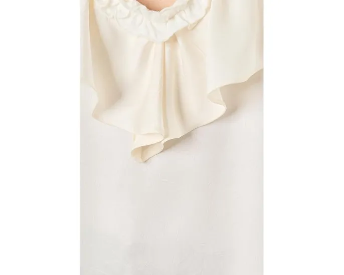 Топ Liverpool Los Angeles без рукавов с рюшами спереди из комбинированного трикотажа