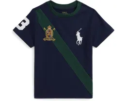 Футболка Big Pony 20th Anniversary Crest Polo Ralph Lauren Kids для малышей и младших детей