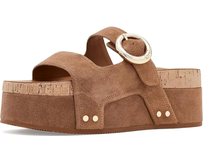Сандалии Halo Platform Footbed с пряжкой на танкетке от Kate Spade New York