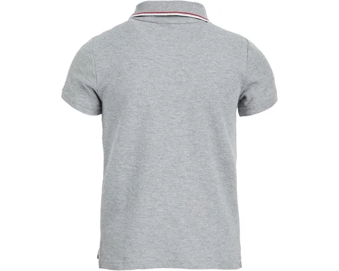 Поло из пике Janie and Jack с короткими рукавами и тремя пуговицами