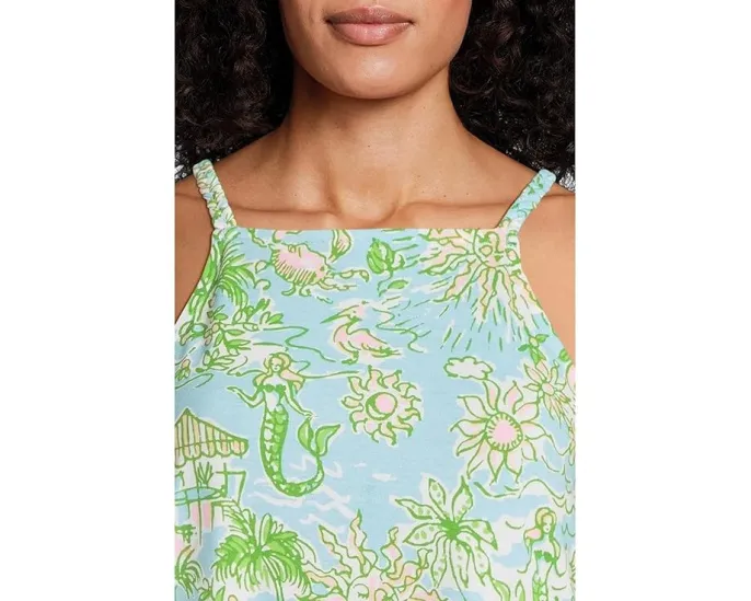 Макси-платье Lilly Pulitzer Kyleigh без рукавов с квадратным вырезом