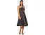 Платье Adrianna Papell в горошек с силуэтом fit-and-flare