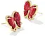 Kendra Scott Серьги-гвоздики Haley Bow с бантом