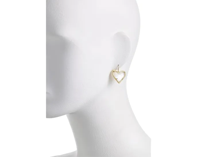 Серьги-пусеты Kendra Scott Ari Heart Statement Drop