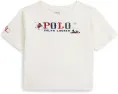 Футболка боксерского кроя с логотипом из хлопкового джерси Polo Ralph Lauren Kids