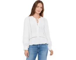 Топ с кружевной кокеткой и завязками спереди Vince Camuto