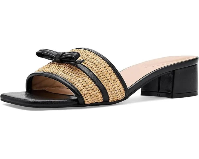 Сандалии Bandolino Catona с квадратным носком и бантом на устойчивом каблуке