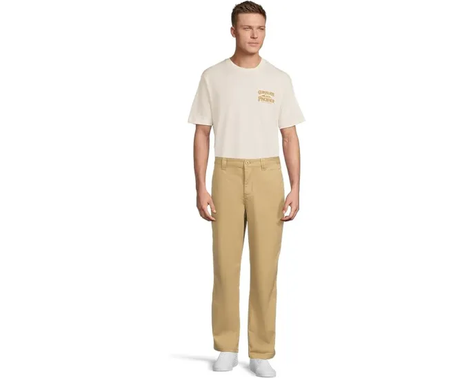 Брюки Quiksilver Union Stretch с эластаном прямого кроя