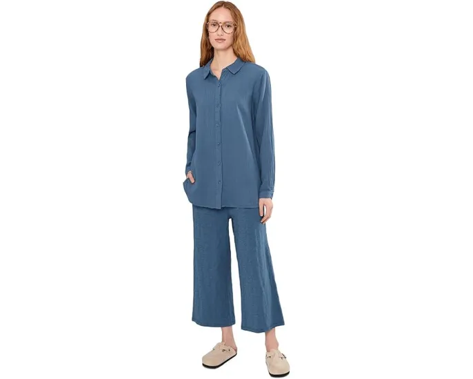 Туника Long Sleeve Button Up с воротником от Mod-o-doc