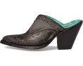 Мюли Corral Boots Lady с вышивкой и заклепками на каблуке 4 дюйма