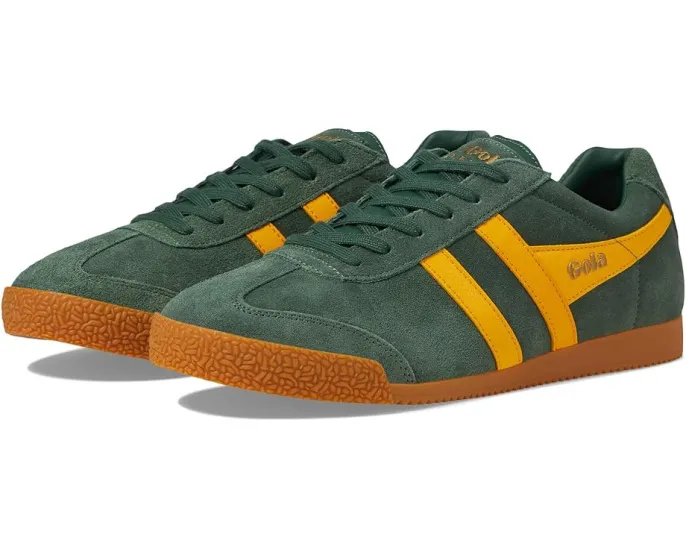 Gola Harrier кроссовки из гладкой кожи с круглым носком и резиновой подошвой