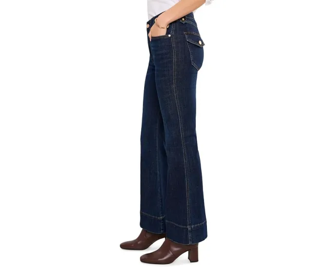 Джинсы Liverpool Mid-Rise Hannah Outlaw Flare с расклешенными штанинами