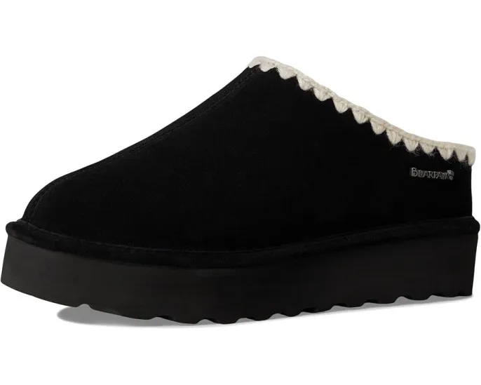 Домашние тапочки Bearpaw Crochet Martis с вязаным декором и съемной стелькой