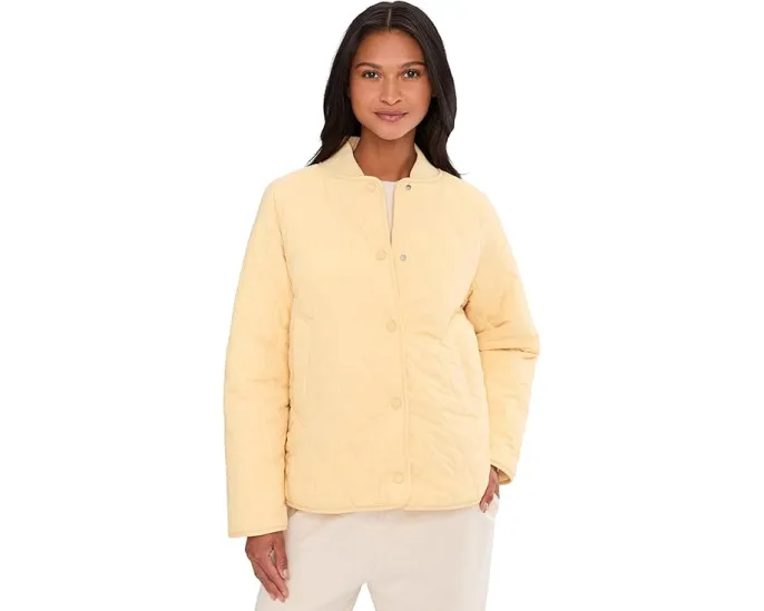 Куртка Varley Luca стеганая с застежкой на пуговицы-кнопки