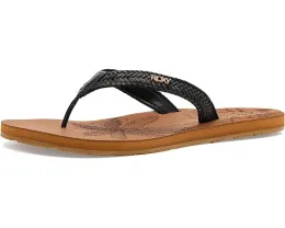 Шлепанцы Roxy Lili III с ремешками-вьетнамками и подошвой из термопластичной резины