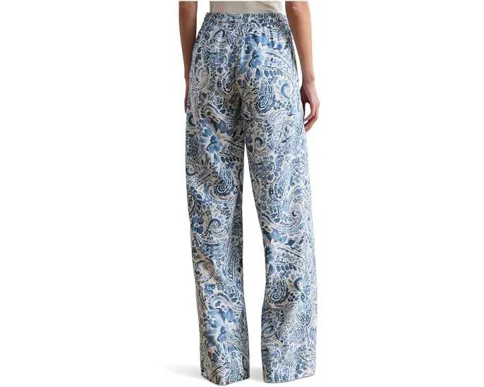Брюки широкие Льняные с пайсли Paisley Linen Wide-Leg Lauren Ralph Lauren
