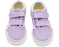 Детские кеды Old Skool V Butterfly с застежкой на липучках от Vans