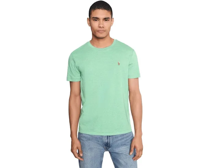 Футболка Polo Ralph Lauren Custom Slim Fit из мягкого хлопка с вышитым логотипом