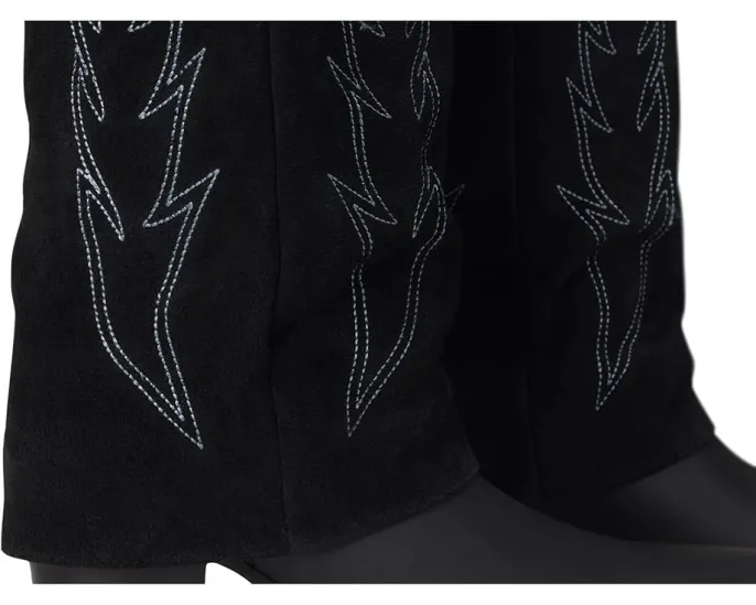 Dingo Wild Fire ботинки из замши с наборным каблуком в ковбойском стиле