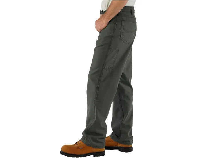 Огнестойкие свободные прямые брюки Carhartt из плотной ткани большого размера и высокого роста