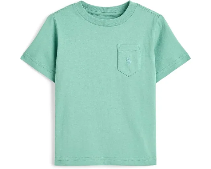 Детская футболка Polo Ralph Lauren из хлопкового джерси с карманом