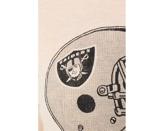Junk Food Clothing термо-топ NFL Las Vegas Raiders с принтом шлема