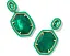 Серьги-подвески Daphne Enamel Frame с французской застежкой от Kendra Scott