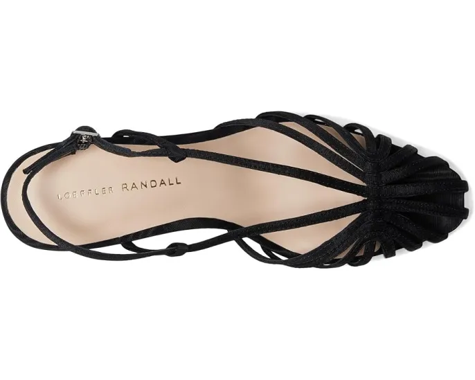 Сандалии Loeffler Randall Priscilla на среднем каблуке с решетчатым верхом