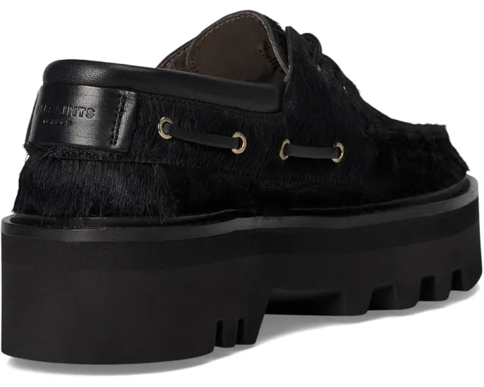 AllSaints Aastha лоферы на платформе с меховым верхом