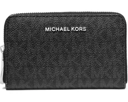 Кардхолдер MICHAEL Michael Kors Jet Set Small Zip Around с тисненой кожей