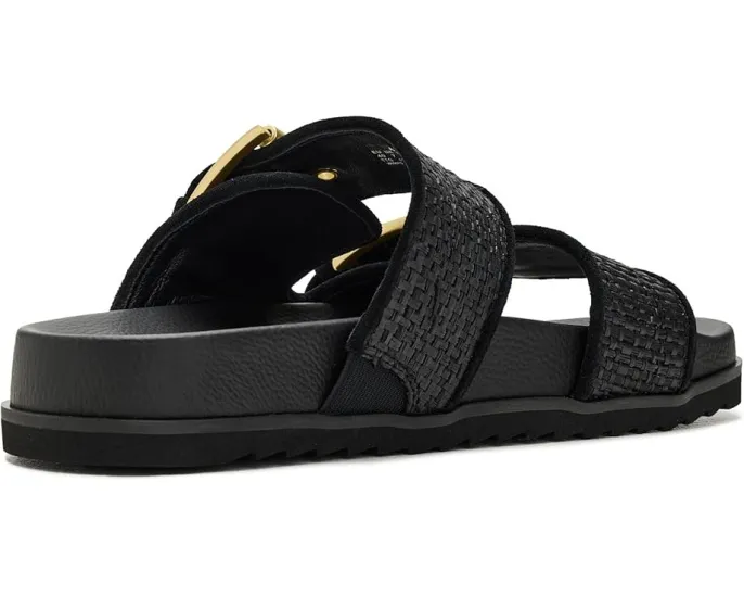 Сандалии Sian Raffia с ремешками под рафию и двумя пряжками