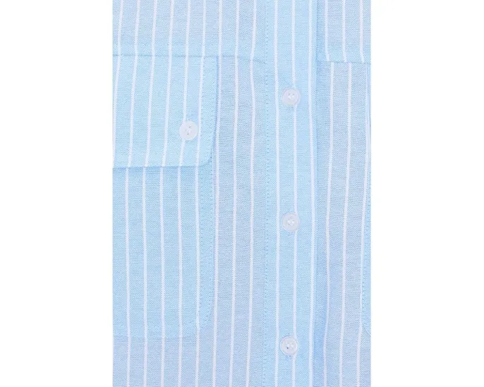 Рубашка Blank NYC Sky Dive в полоску с укороченными рукавами