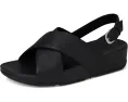 Кожаные сандалии FitFlop Lulu с перекрестными лямками и технологией Microwobbleboard