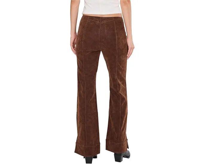 Штаны Free People Glow Up из велюра с карманами в стиле карго