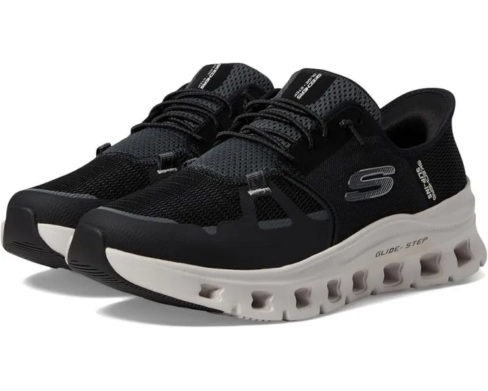 Кроссовки Skechers Glide-Step Pro Hands Free Slip-In с геометрической подошвой и вставкой Air-Cooled Memory Foam