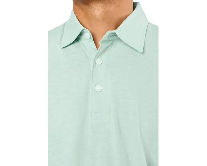Пило-футболка Faherty Sunwashed из органического хлопка с расслабленным кроем