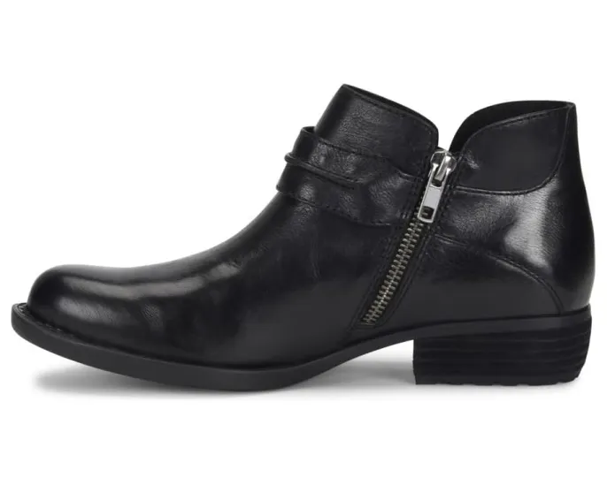 Ботинки Born Kati на молнии с каблуком из дерева и кожи