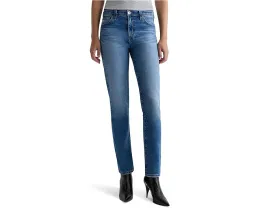 Джинсы AG Mari Mid Rise Slim Straight с зауженным кроем