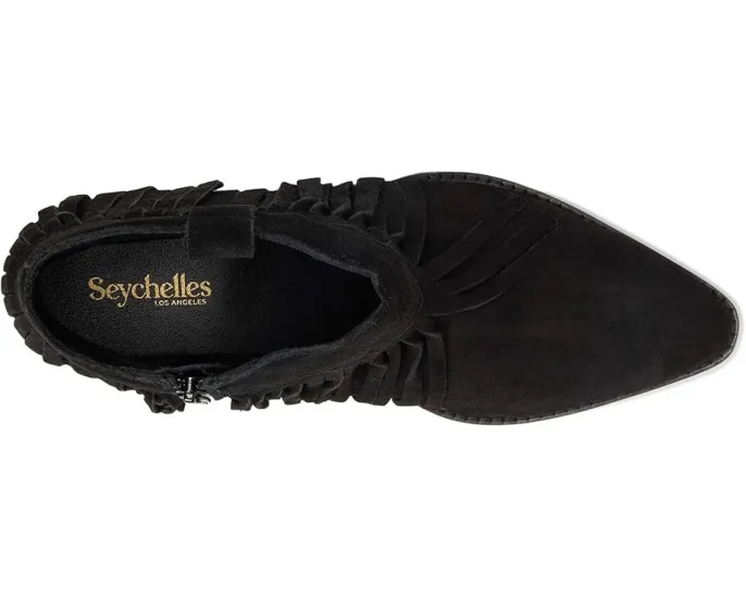 Ботильоны Seychelles Easy Come Easy Go из мягкой замши с бахромой