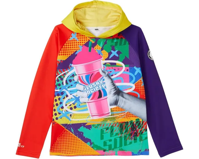 Толстовка с капюшоном Slushy Society с карманом кенгуру