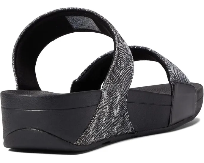 Сланцы FitFlop Lulu Glitz Slides с блестками и технологией Dynamicush