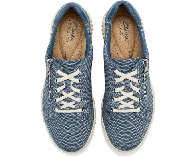 Кроссовки Clarks Caroline Echo с боковой молнией и противоскользящей подошвой