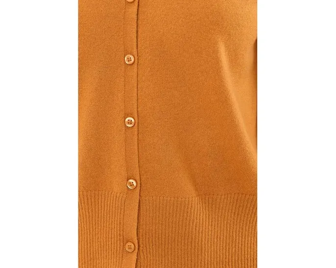 Elbow Sleeve V-Neck Cardi