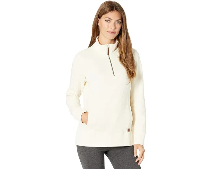 Свитшот L.L.Bean Quilted Sweatshirt 1/4 Zip Pullover с стеганым дизайном и воротником-стойкой