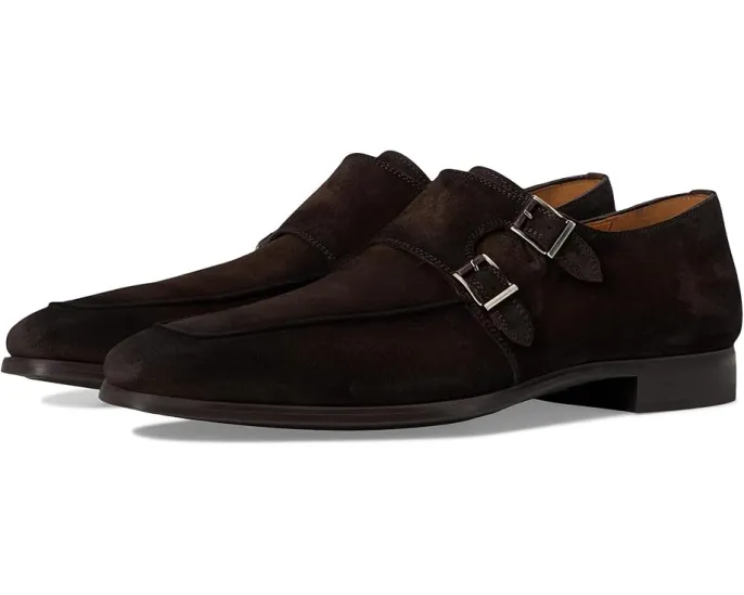 Лоферы Magnanni 23696-00 с двойной пряжкой из водоотталкивающей кожи
